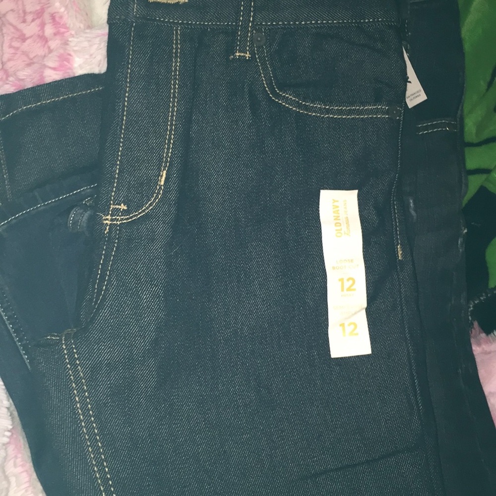 Loose boot cut jeans